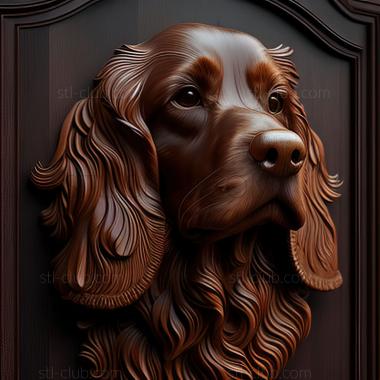 3D model st Picardy Spaniel dog (STL)